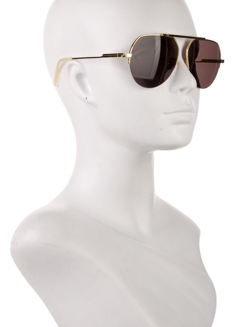 Bottega Veneta Aviator Tinted Sunglasses