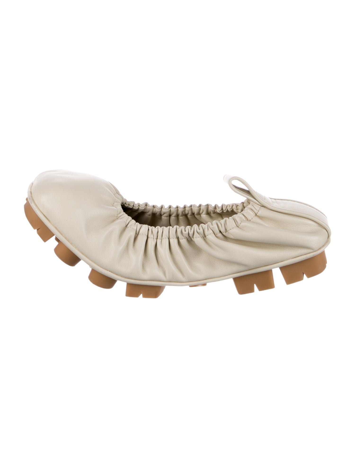 Bottega Veneta Leather Ruffle Embellishment Mules