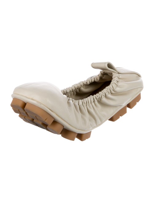 Bottega Veneta Leather Ruffle Embellishment Mules