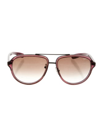 Bottega Veneta Aviator Gradient Sunglasses