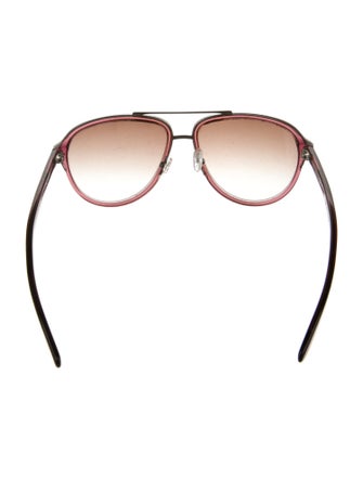 Bottega Veneta Aviator Gradient Sunglasses