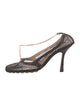 Bottega Veneta Mesh Chain-Link Accents T-Strap Pumps