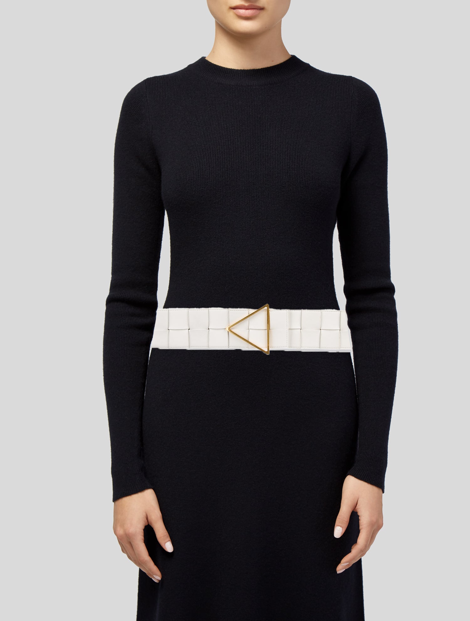 Bottega Veneta Wide Leather Belt