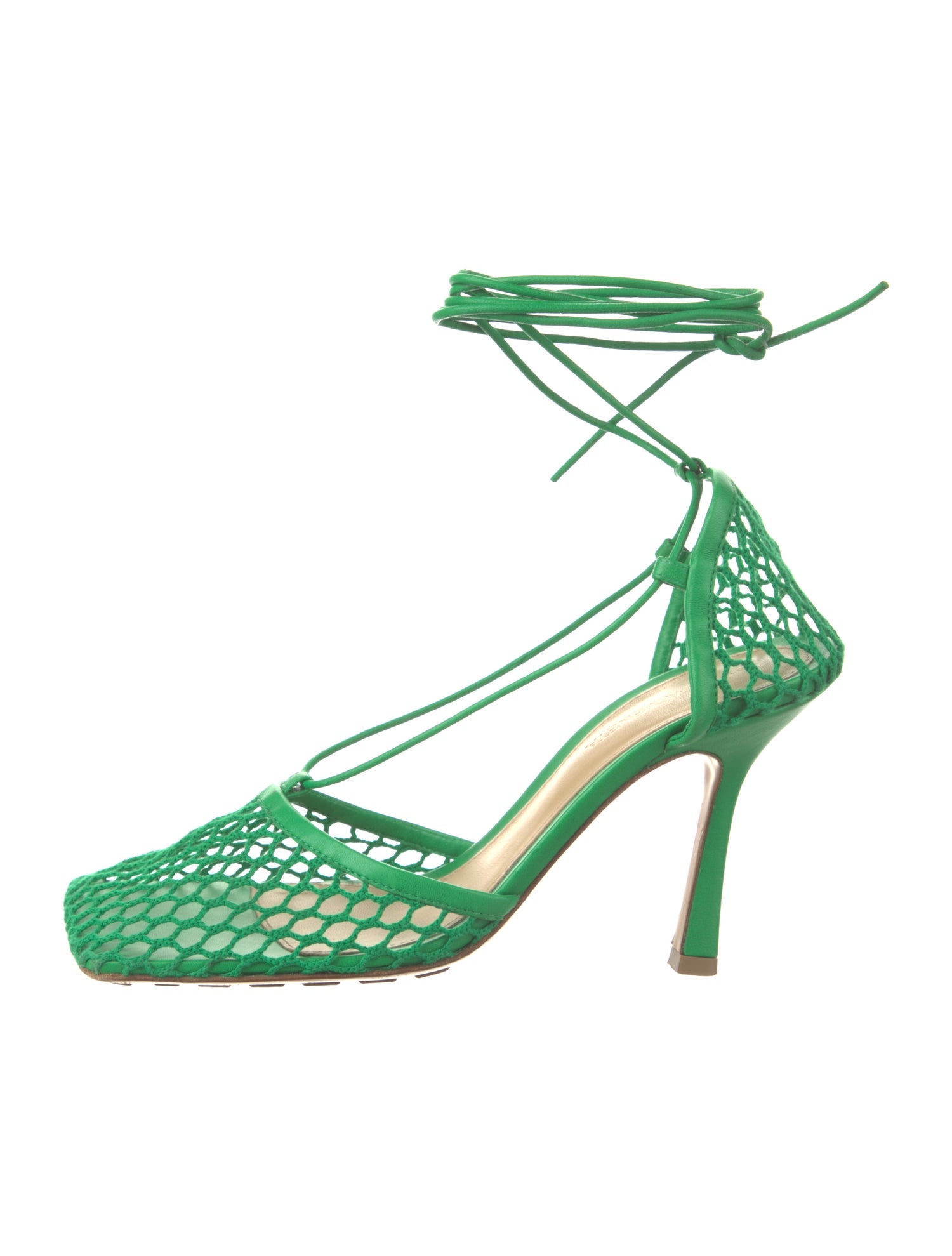 Bottega Veneta Mesh Slingback Pumps