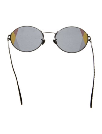 Bottega Veneta Round Tinted Sunglasses