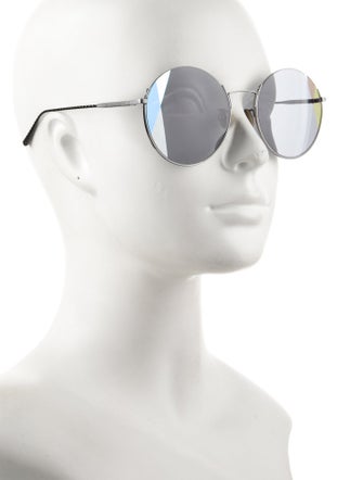 Bottega Veneta Round Tinted Sunglasses