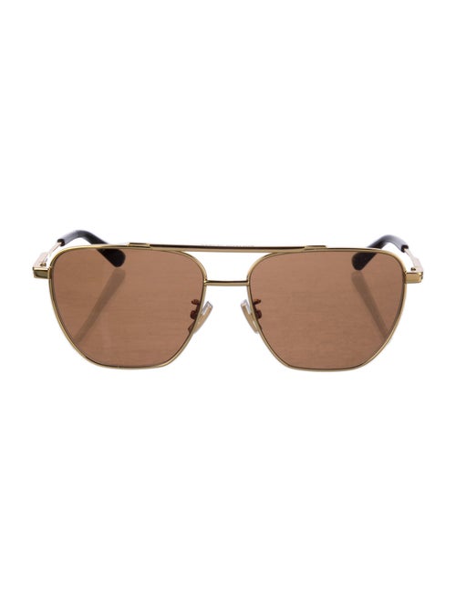 Bottega Veneta Aviator Tinted Sunglasses