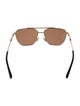 Bottega Veneta Aviator Tinted Sunglasses