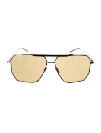 Bottega Veneta Aviator Tinted Sunglasses