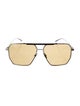 Bottega Veneta Aviator Tinted Sunglasses