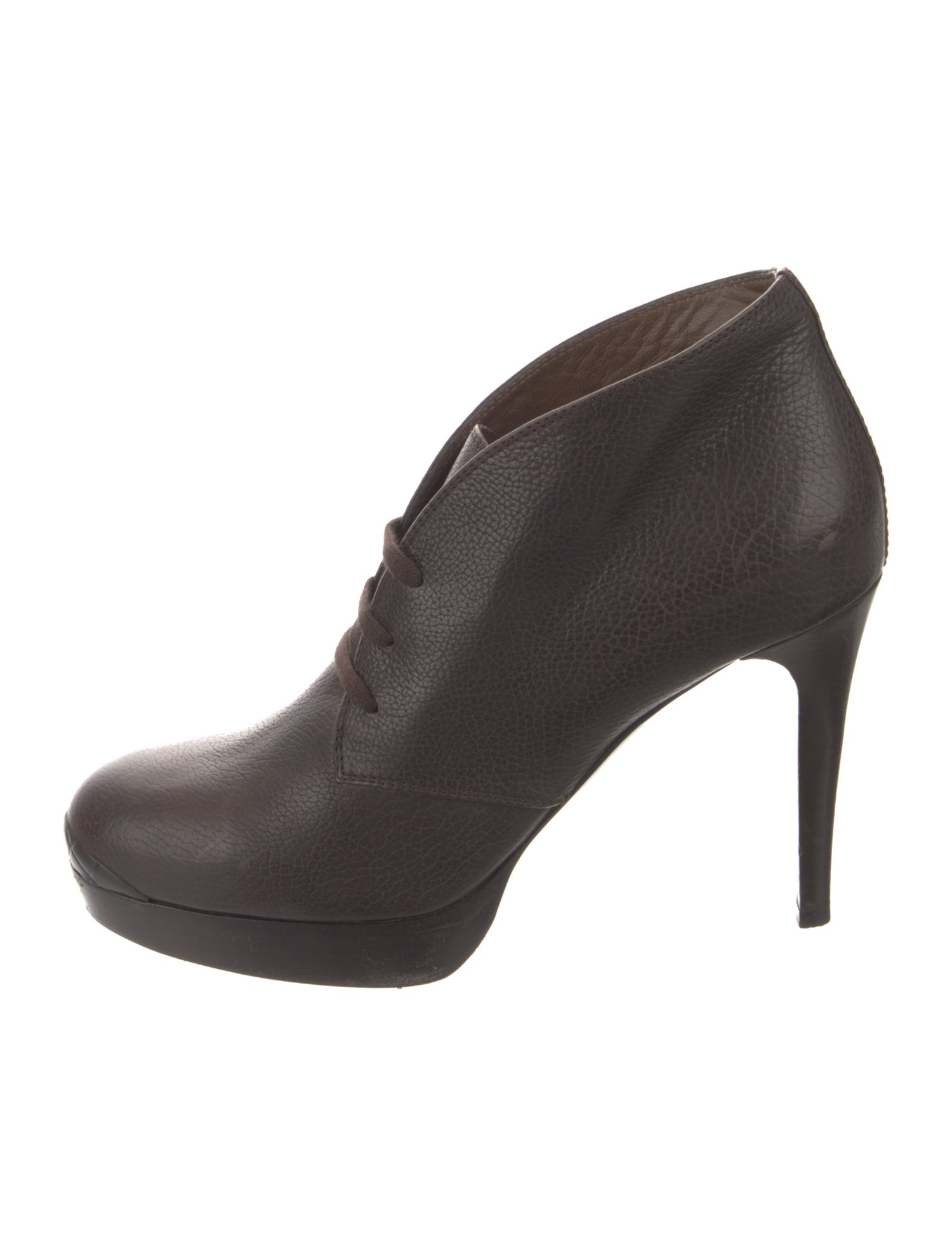 Bottega Veneta Leather Lace-Up Boots