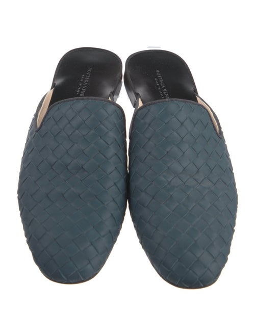 Bottega Veneta Intrecciato Weave Leather Mules