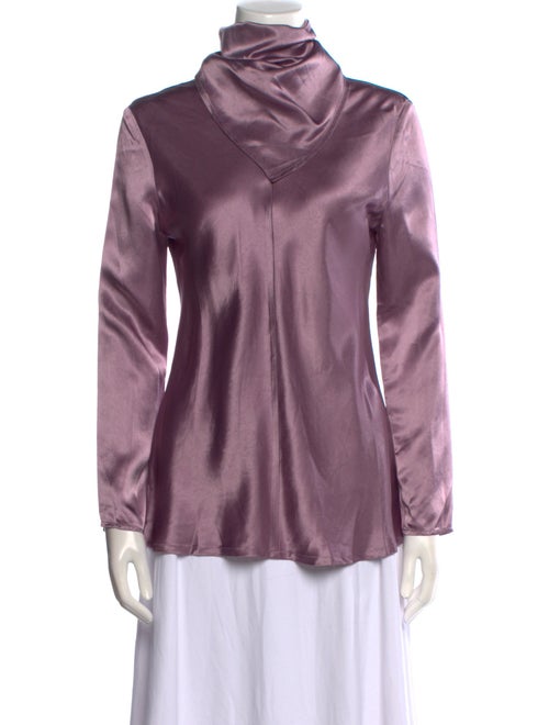 Bottega Veneta Cowl Neck Long Sleeve Blouse