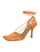 Bottega Veneta Mesh Mesh Accents D'Orsay Pumps