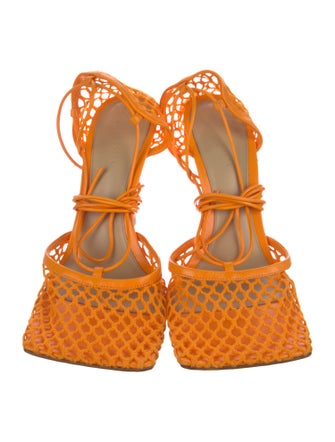 Bottega Veneta Mesh Mesh Accents D'Orsay Pumps
