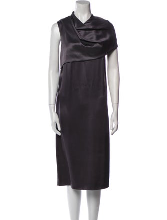 Bottega Veneta Silk Midi Length Dress