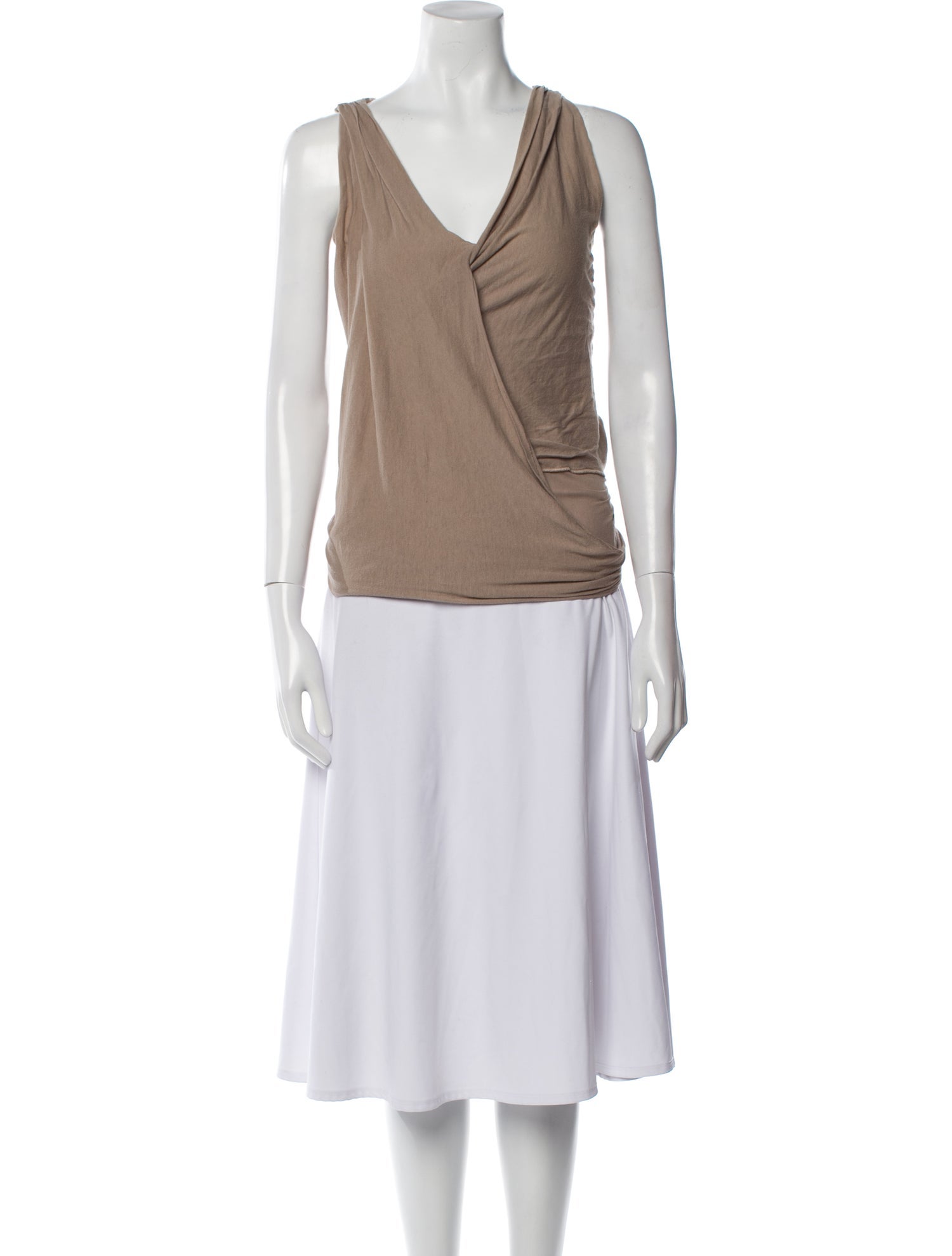 Bottega Veneta Cowl Neck Sleeveless Top