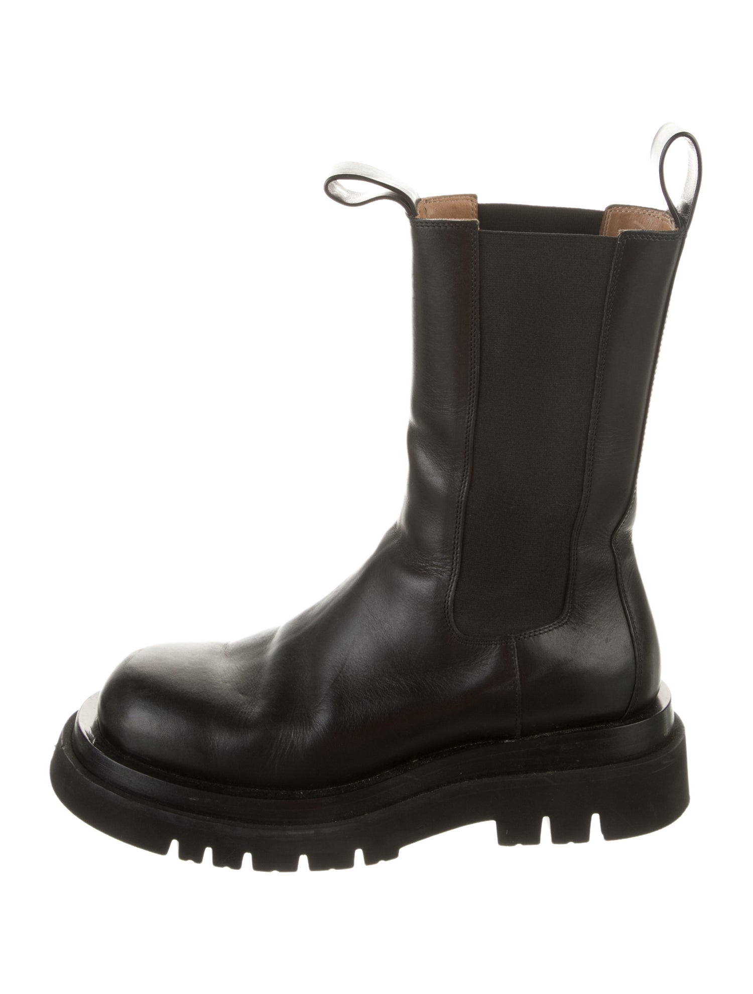 Bottega Veneta Leather Combat Boots
