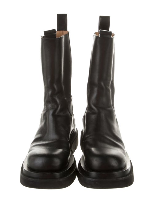 Bottega Veneta Leather Combat Boots