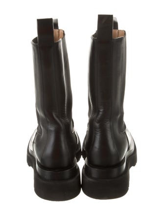 Bottega Veneta Leather Combat Boots