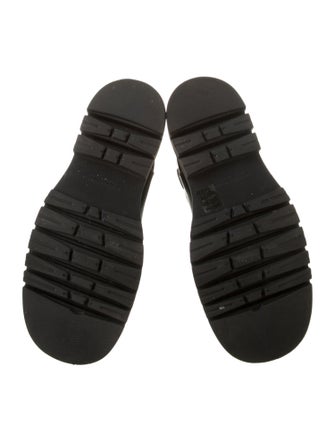 Bottega Veneta Leather Combat Boots