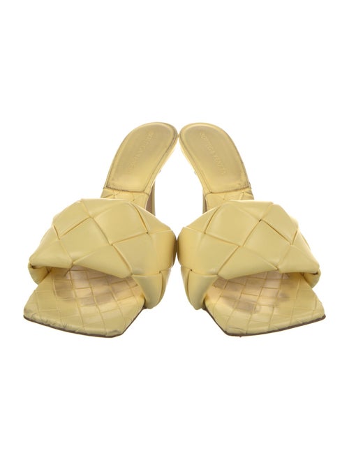 Bottega Veneta Intrecciato Weave Leather Slides