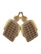 Bottega Veneta Intrecciato Weave Leather Slides