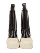Bottega Veneta Leather Colorblock Pattern Chelsea Boots
