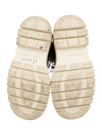 Bottega Veneta Leather Colorblock Pattern Chelsea Boots