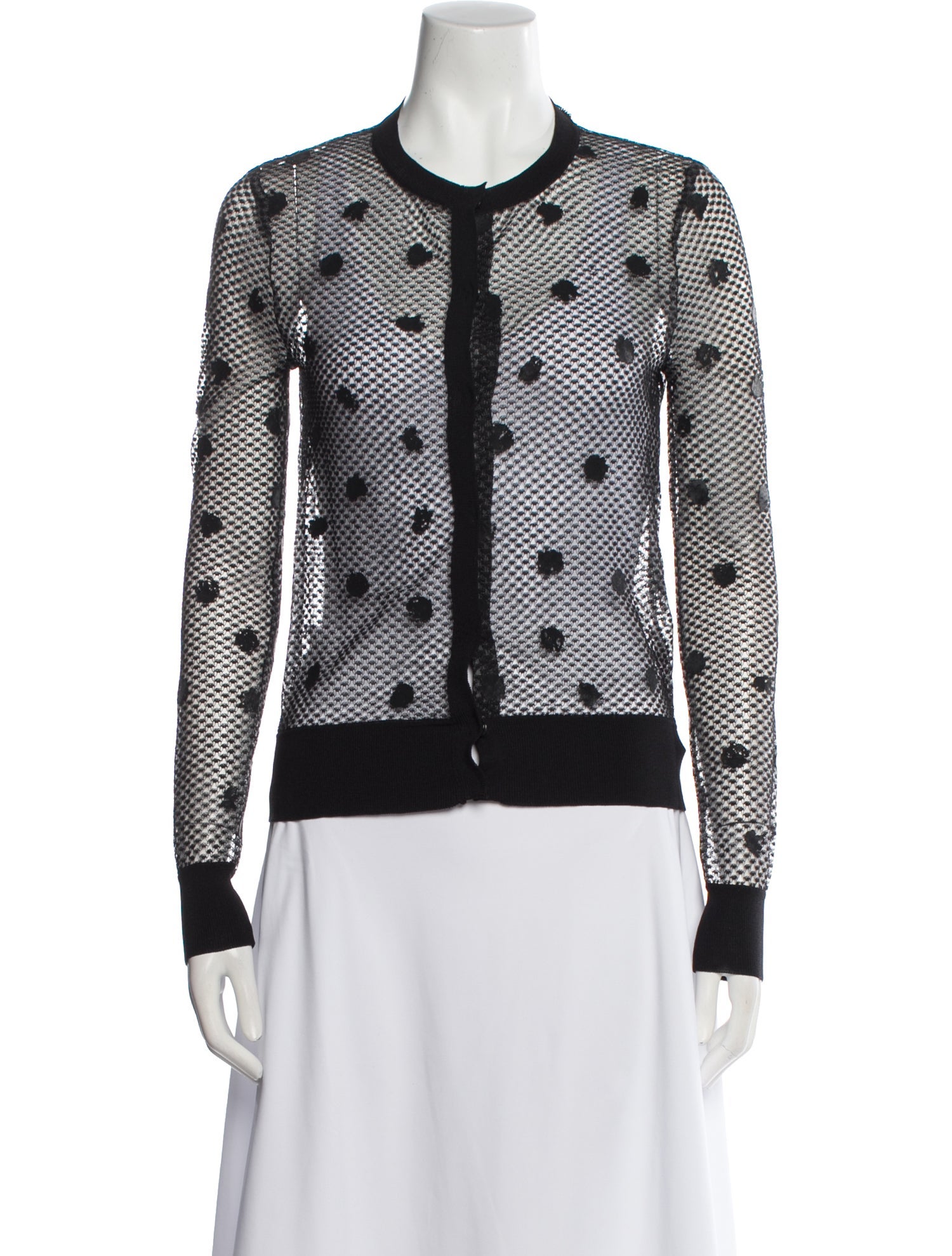 Bottega Veneta Printed Crew Neck Sweater