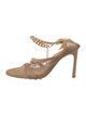 Bottega Veneta Mesh Chain-Link Accents Mules