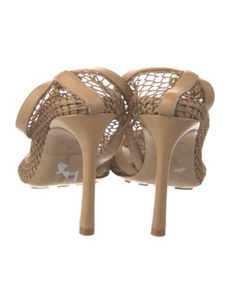 Bottega Veneta Mesh Chain-Link Accents Mules