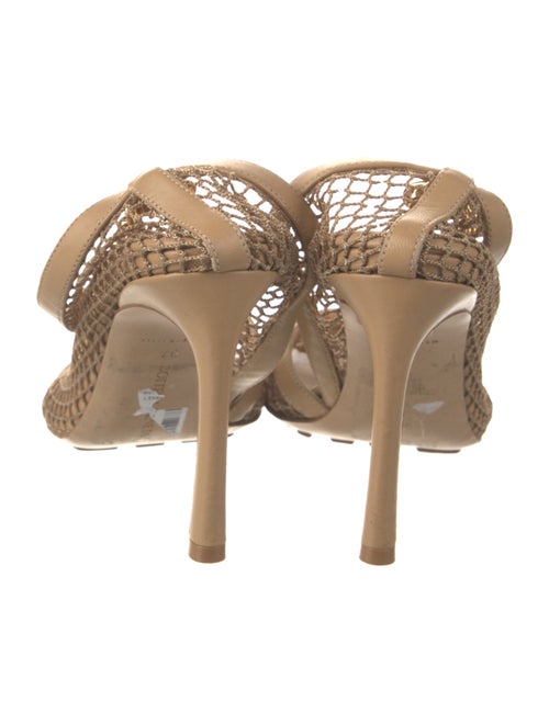 Bottega Veneta Mesh Chain-Link Accents Mules