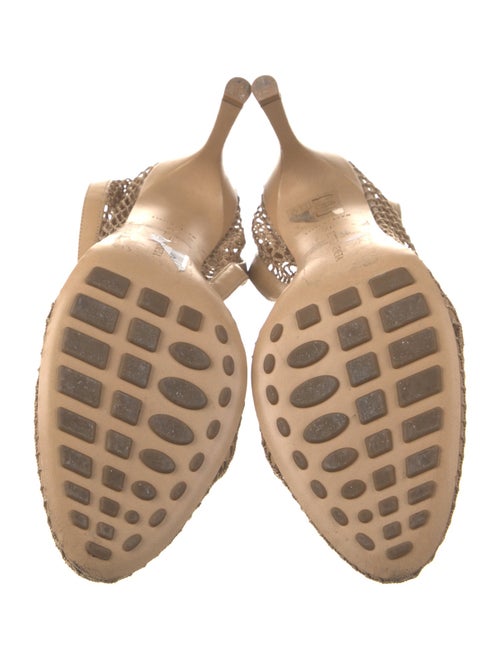 Bottega Veneta Mesh Chain-Link Accents Mules