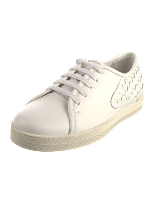 Bottega Veneta Intrecciato Weave Leather Sneakers