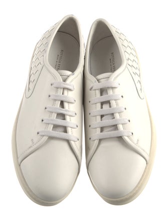 Bottega Veneta Intrecciato Weave Leather Sneakers