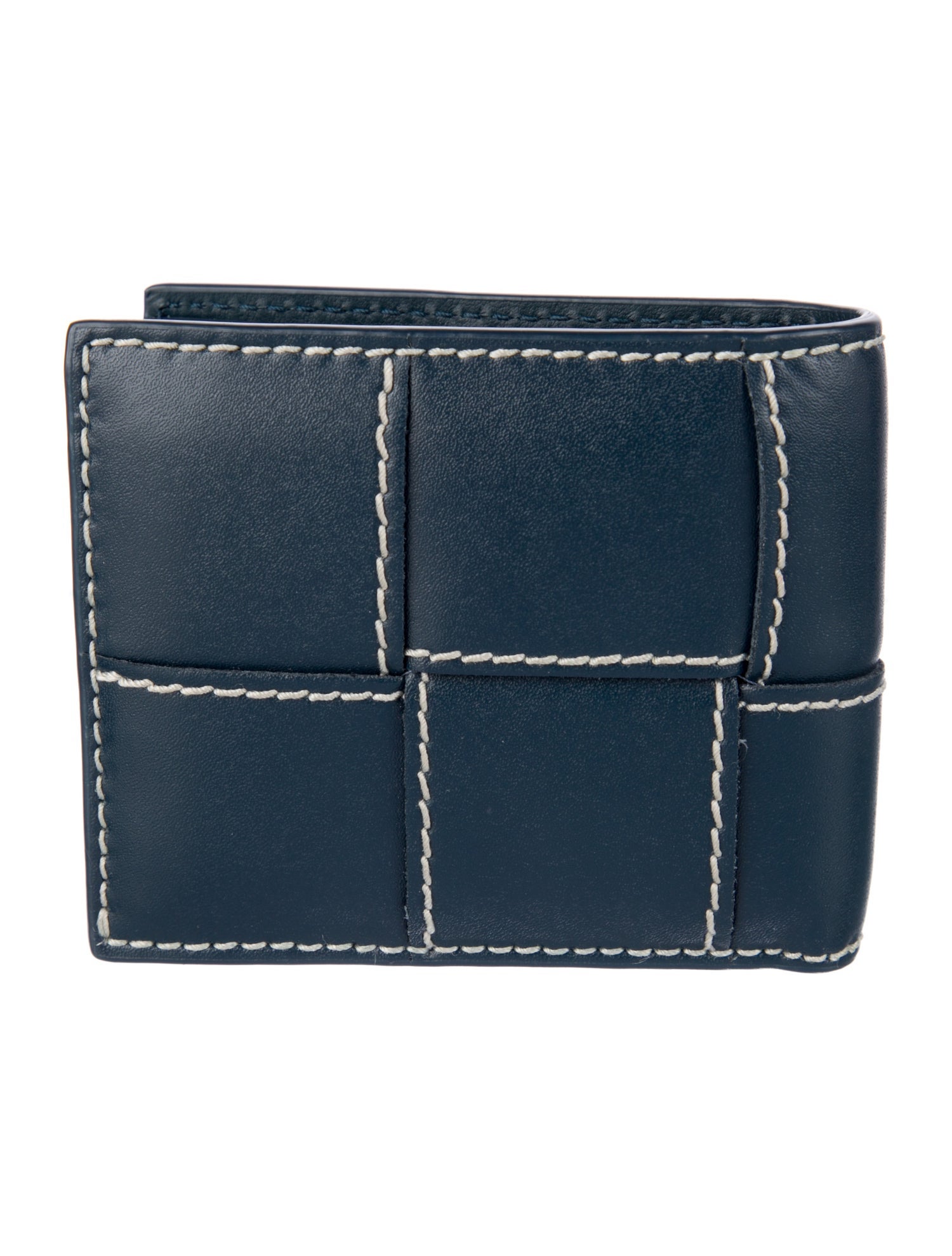 Bottega Veneta Intrecciato Weave Leather Bifold Wallet w/ Tags