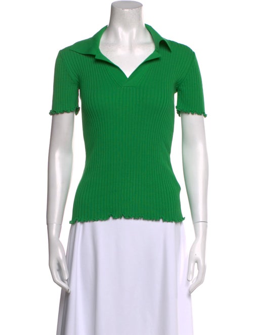 Bottega Veneta V-Neck Short Sleeve Polo