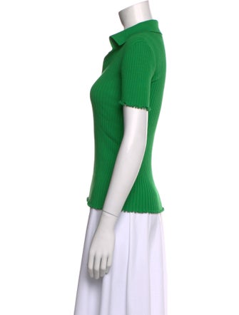 Bottega Veneta V-Neck Short Sleeve Polo