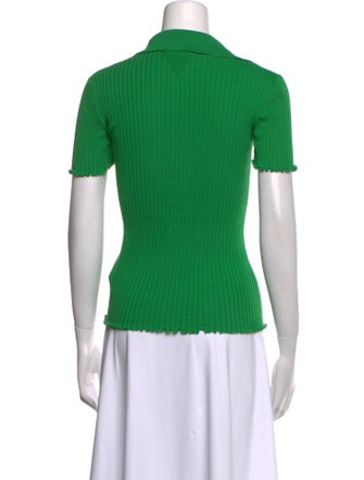 Bottega Veneta V-Neck Short Sleeve Polo