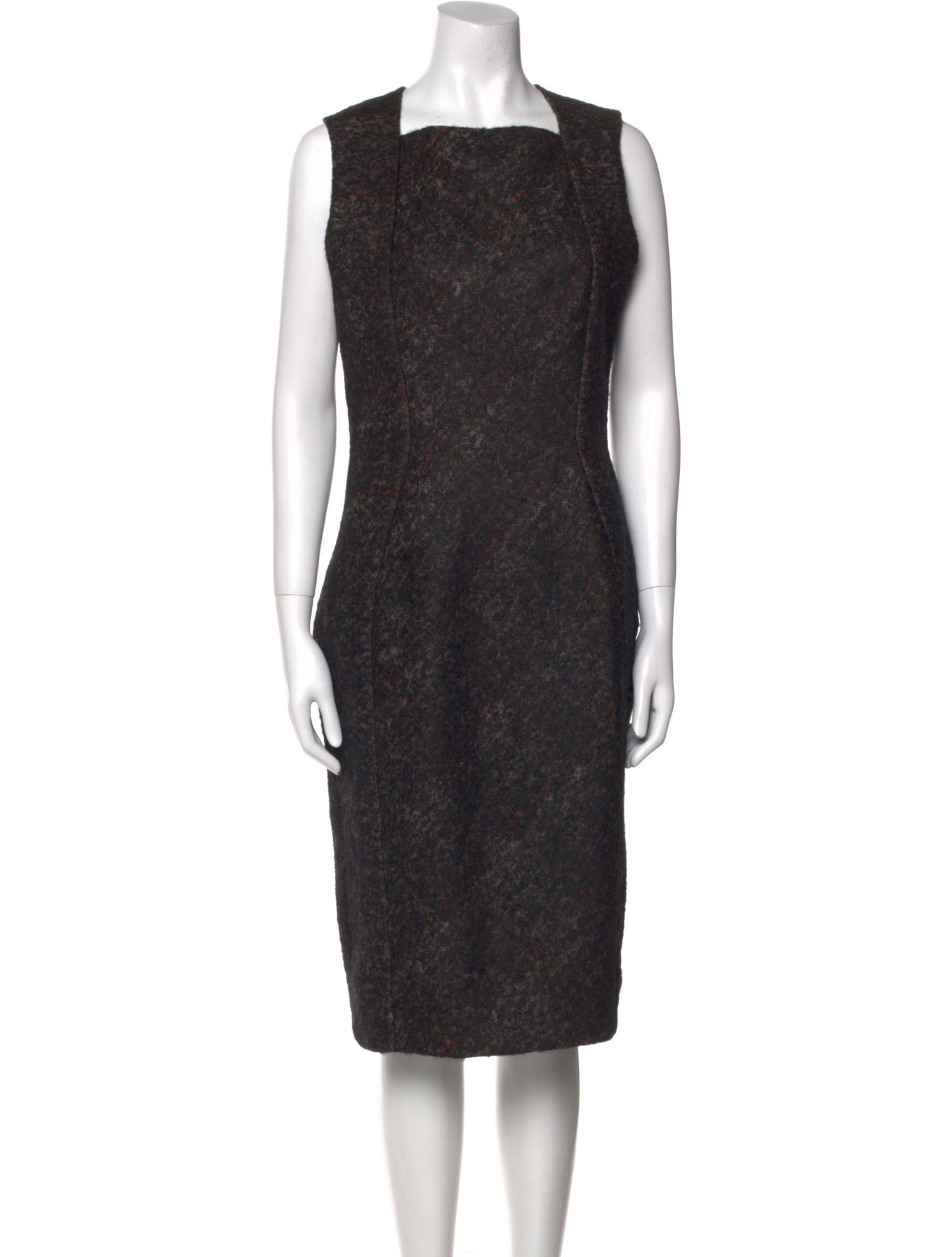 Bottega Veneta Printed Midi Length Dress