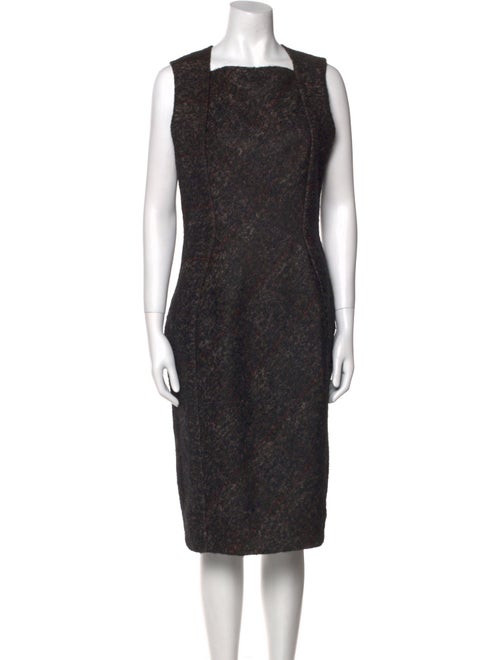 Bottega Veneta Printed Midi Length Dress