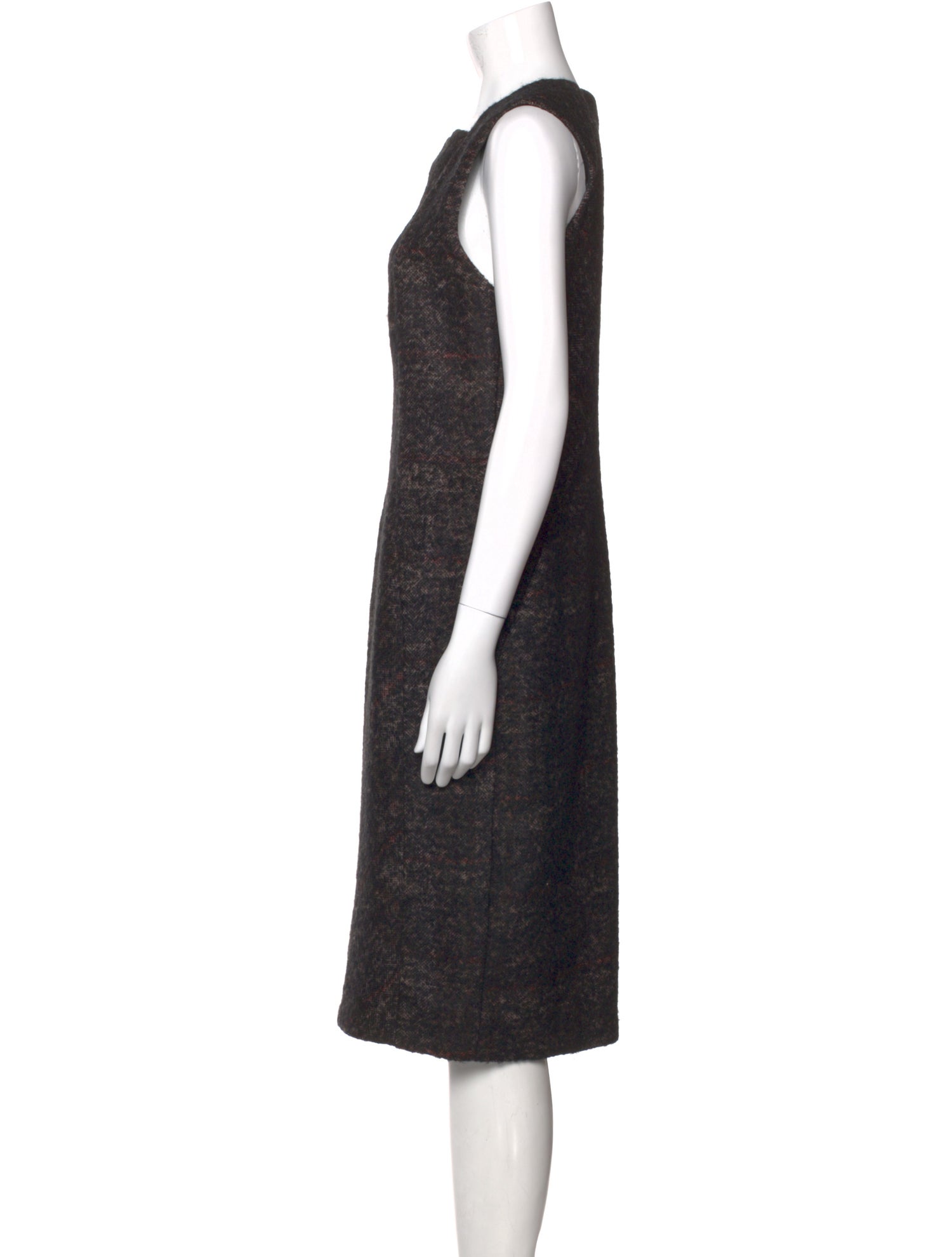 Bottega Veneta Printed Midi Length Dress