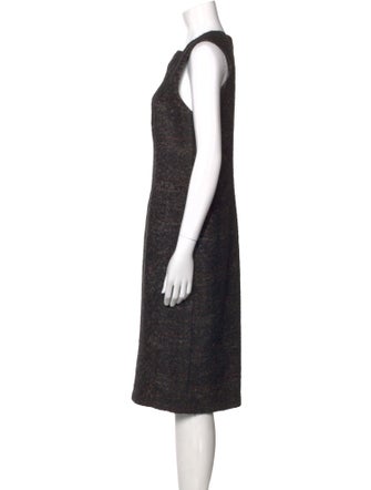 Bottega Veneta Printed Midi Length Dress