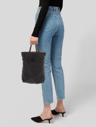 Bottega Veneta Nylon Top Handle Bag