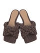 Bottega Veneta Raffia Slides