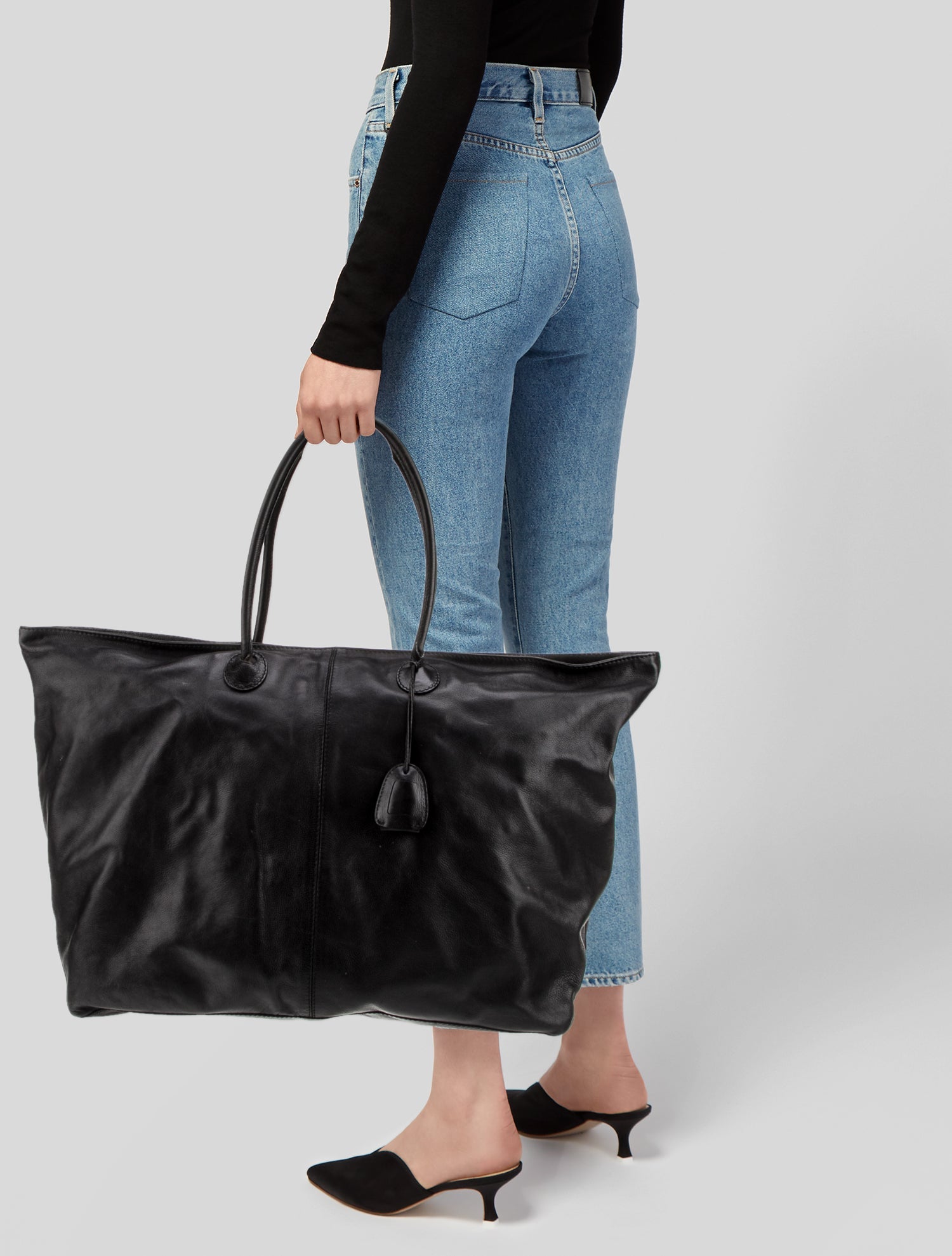 Bottega Veneta Leather Weekender Bag