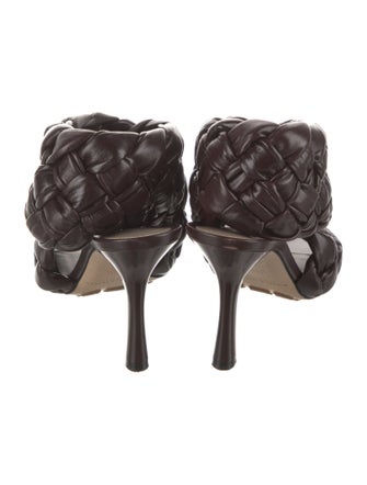 Bottega Veneta Intrecciato Weave Leather Slingback Sandals