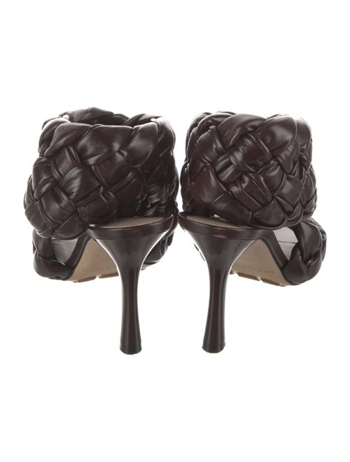 Bottega Veneta Intrecciato Weave Leather Slingback Sandals