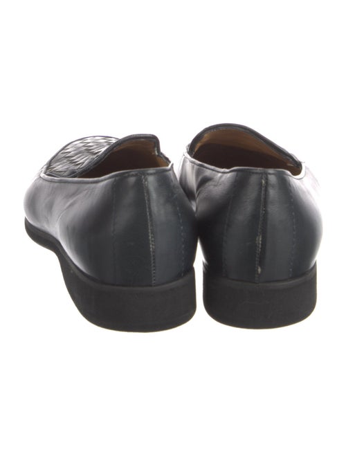 Bottega Veneta Intrecciato Weave Leather Loafers
